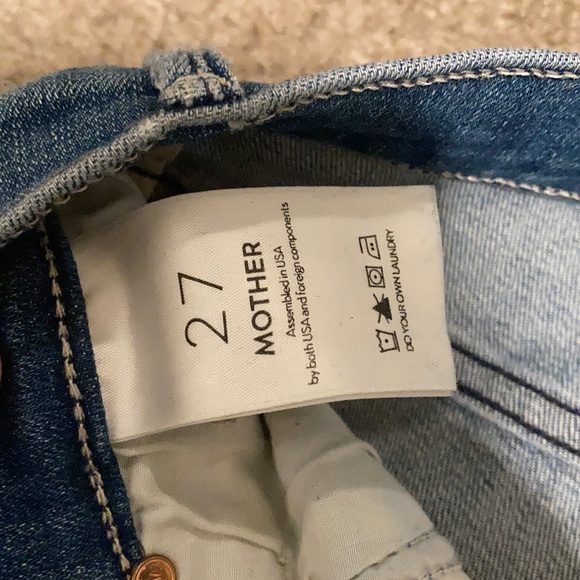 MOTHER light wash denim - Picture 2 of 4